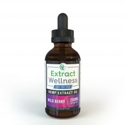 100% THC Free CBD Hemp Oil - Wild Berry