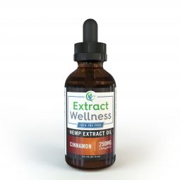 100% THC Free CBD Hemp Oil - Cinnamon