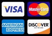 Visa/Mastercard/Discover/AmEx